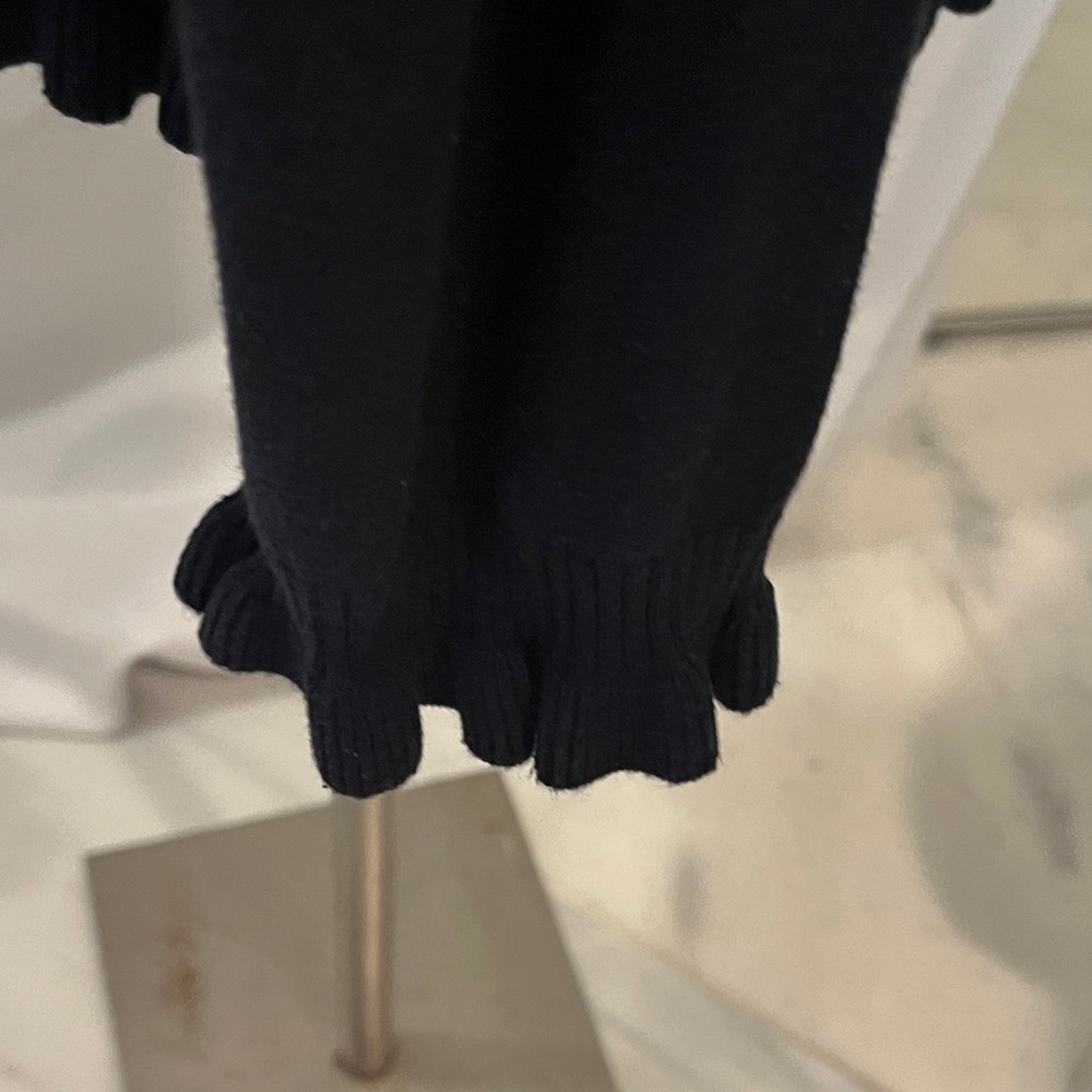 Karl Lagerfeld Black Lace Detail Cardigan - Picture 4 of 12